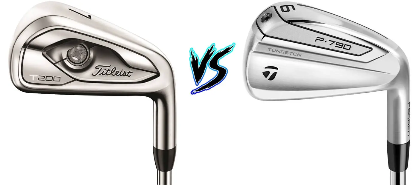 Titleist_T200_Irons_vs_Taylormade_2019_P790_Irons