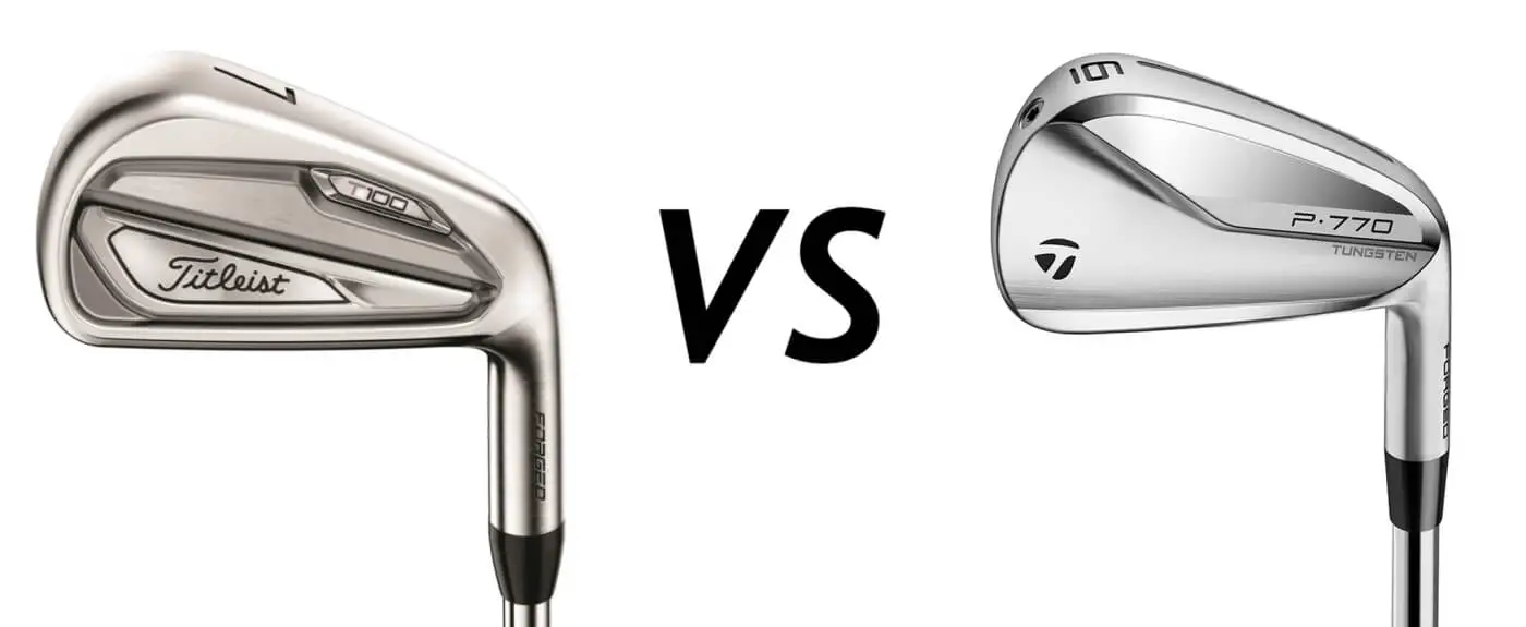 Titleist T100 vs Taylormade P770 Irons Comparison