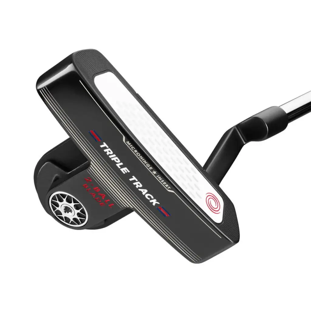 Odyssey Triple Track 2-Ball Blade Putter - Face