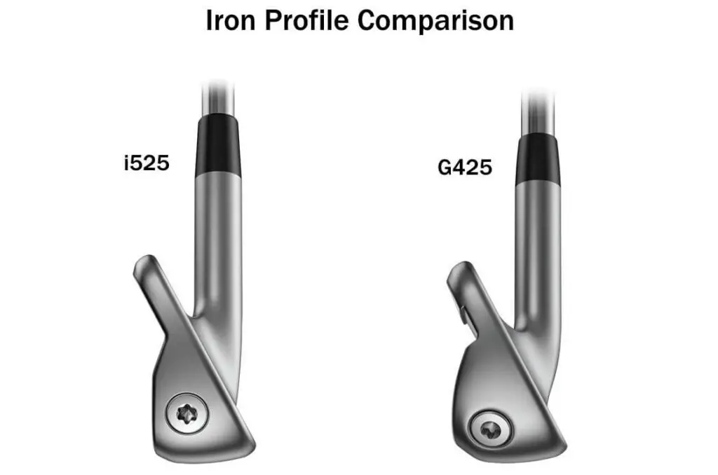 Ping i525 vs G425 Irons - Profile Comparison